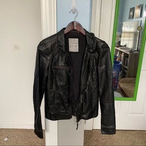Aeropostale leather jacket